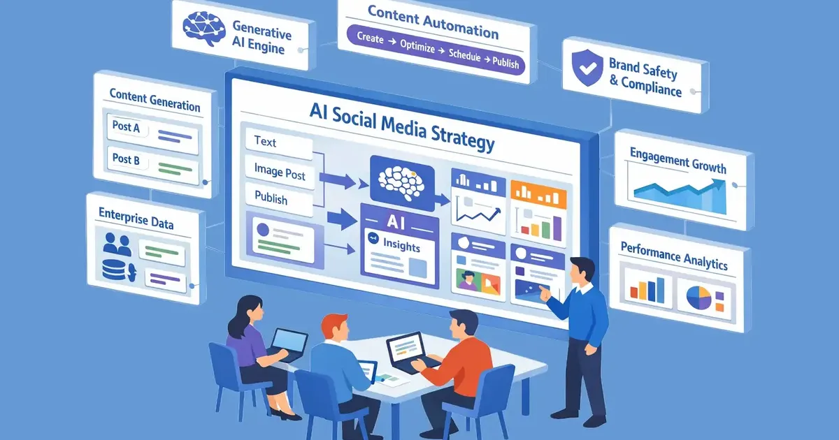Future of Enterprise Social Media Strategy with AI